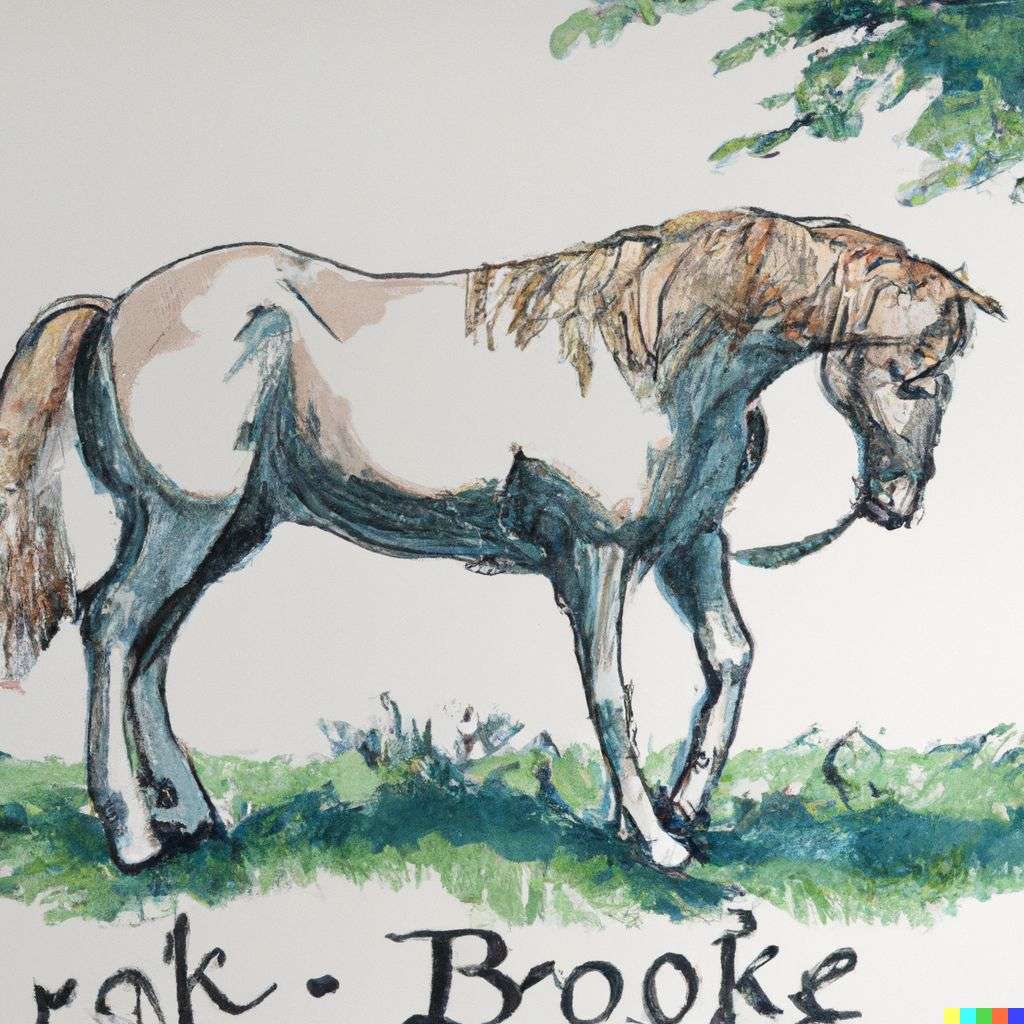 a horse, by Beatrix Potter